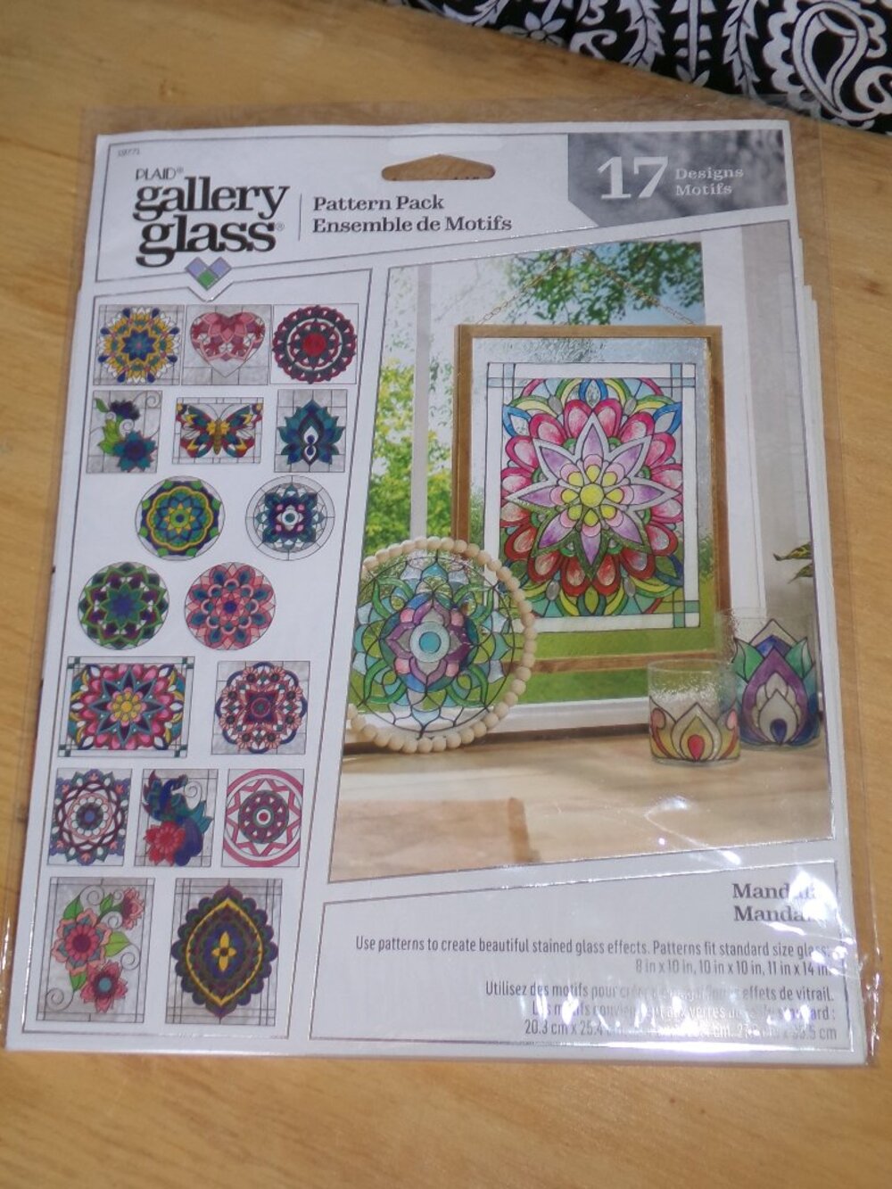 Plaid Gallery Glass NWT Pattern Pack - Mandala